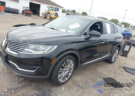 2017 Lincoln Mkx Reserve z USA, uszkodzony, nr VIN 2LMPJ8LR9HBL15362